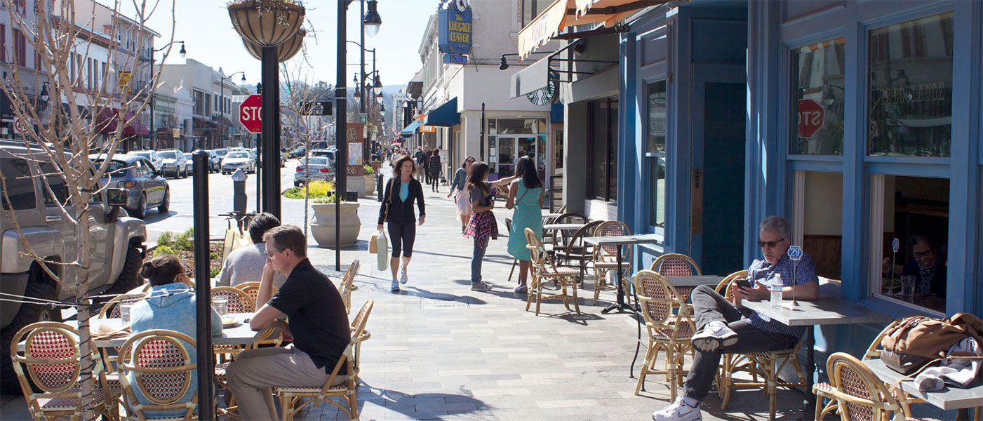 Burlingame street scene