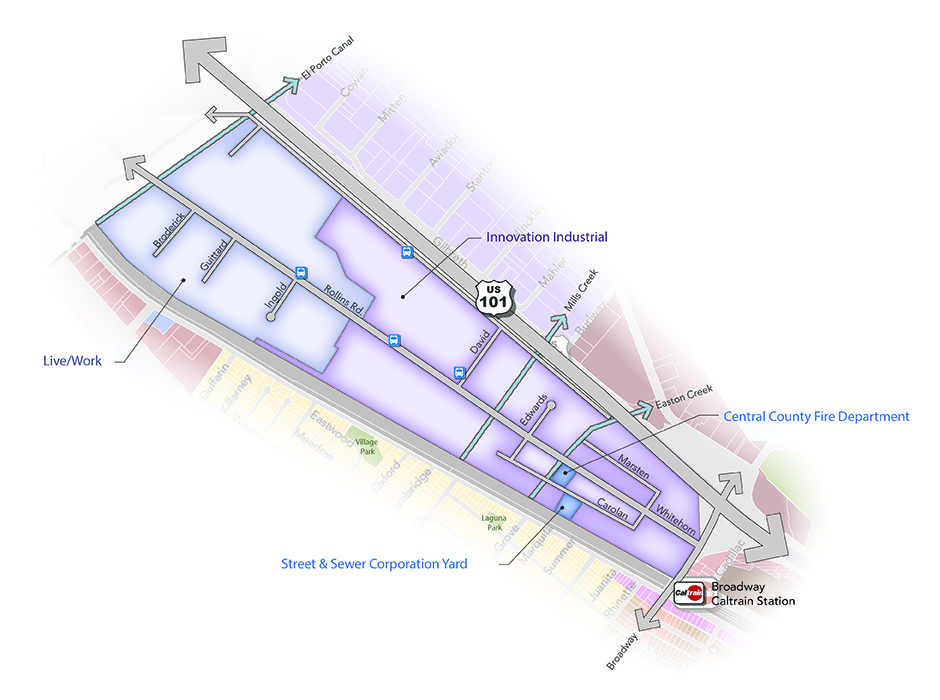 Rollins Road Diagram